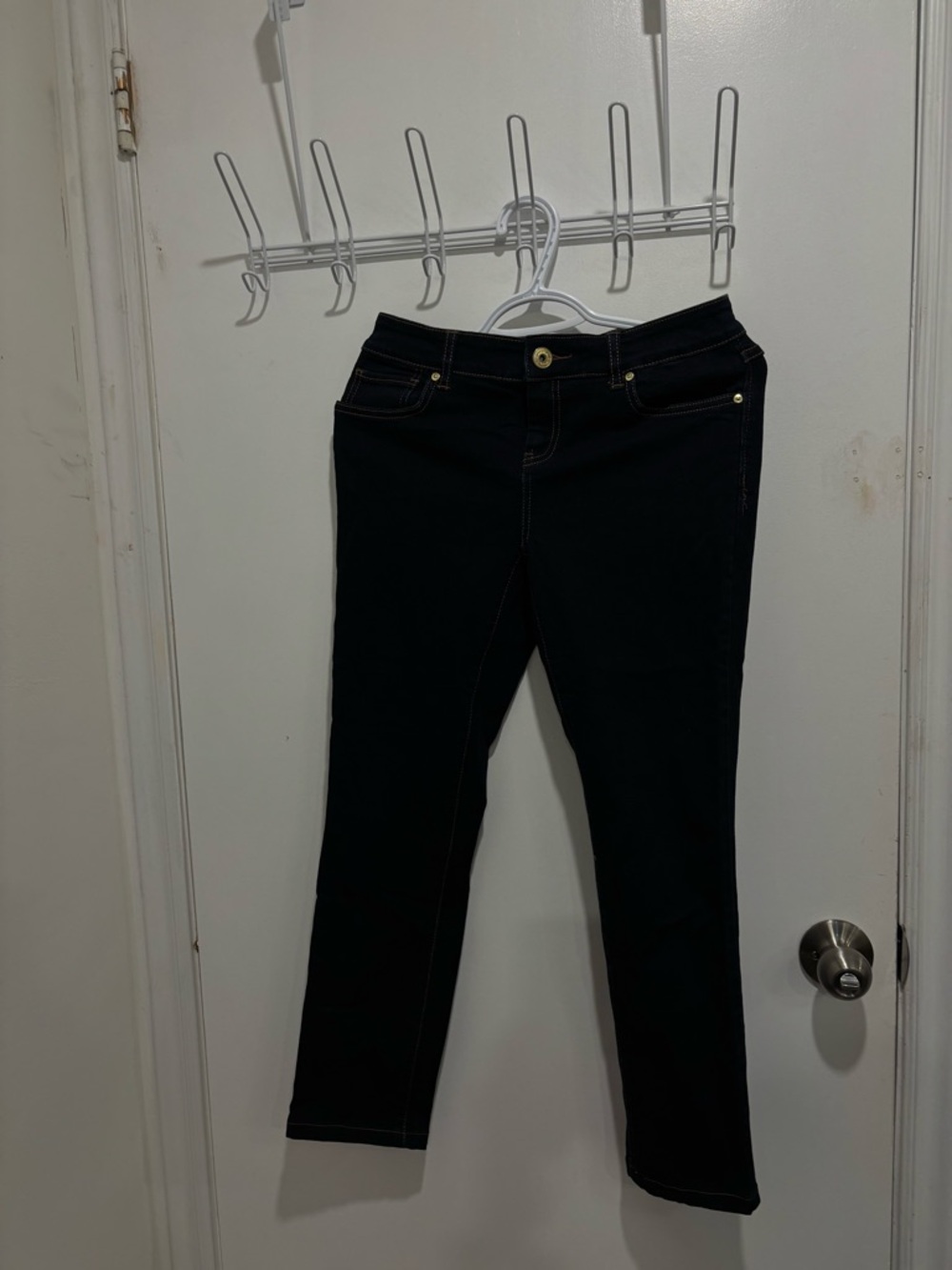 INC International Concepts Women's Dark Blue Skinny Jeans
